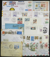 ITALY: 17 Covers Or Cards Of 1960s To 1990s, Including Several Very Interesting Pieces, Flights, Thematic Items, Etc., I - Non Classificati
