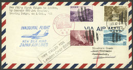 JAPAN: 4/OC/1962 Tokyo - London, JAL First Flight, Returned To Sender, VF Quality! - Autres & Non Classés
