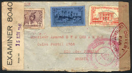 MARTINIQUE: Airmail Cover Sent From Fort-de-France To Rio De Janeiro In NOV/1941, Good Postage, Censored, Very Nice! - Altri & Non Classificati