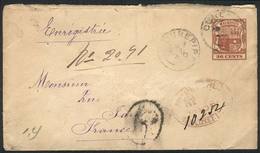 MAURITIUS: Registered 36c. Stationery Cover Sent From CUREPIPE To France On 29/NO/1897, Minor Defects, Rare! - Maurice (...-1967)