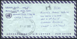 UNITED NATIONS: Aerogram Sent By Registered Mail To Argentina On 1/OC/1993 By An Argentine Soldier Of The UN Protection  - Altri & Non Classificati