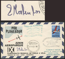 POLAND: Cover Flown Between Junín And Buenos Aires Airport On The Closing Of The 9th World Gliding Championship Held In  - Autres & Non Classés