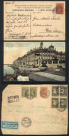 RUSSIA: Postcard + Front Of Cover Sent To Austria In 1906 And 1936 Respectively, Interesting! - Altri & Non Classificati