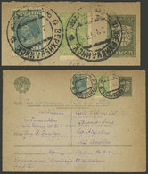 RUSSIA: 28/NO/1933 Wezchneudinsk - Argentina, Stationery Envelope With Additional Postage, Very Nice! - Otros & Sin Clasificación