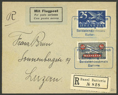 SWITZERLAND: 10/MAY/1925 Basel - Zürich, Special Flight, Cover Of VF Quality - Other & Unclassified