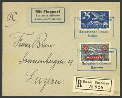 SWITZERLAND: 10/MAY/1925 Basel - Zürich, Special Flight, Cover Of VF Quality - Autres & Non Classés
