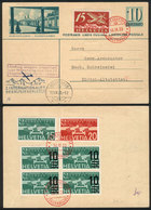 SWITZERLAND: 16/SE/1935 Jungfrau - Meiringen, Card Flown By Glider, Very Fine Quality! - Autres & Non Classés