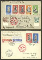 SWITZERLAND: 9/MAY/1940 Special Fight Red Cross, 2 Very Nice Covers! - Autres & Non Classés