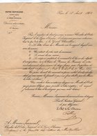 VP16.962 - PARIS X MONTPELLIER 1866 - Grande Chancellerie De La Légion D'Honneur - Lettre De Mr Le Chef  PALLUY ?? - Otros & Sin Clasificación