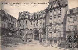 7500-PARIS-CERCLE CONCORDIA, FACADE 41 RUE TOURNEFORT - Arrondissement: 05