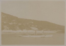 Villefranche-sur-Mer . Le "Varuna" , Un Des Nouveaux Grands Yachts Américains . Propriétaire Higgins . Citrate 1899 . - Old (before 1900)