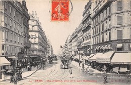 75006-PARIS-RUE DE RENNES, PRISE DE LA GARE MONTPARNASSE - Paris (06)