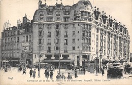 75006-PARIS- CARREFOUR DE LA RUE DE SEVRES ET DU BOULEVARD RASAPIL, HÔTEL LUTETIA - Paris (06)