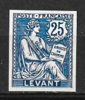 Levant N° 24a Type Mouchon Non Dentelé Neuf Sans Charnière, - Neufs