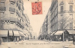 75006-PARIS-RUE DE VAUGIRARD , PRISE DU BOULEVARD PASTEUR - Arrondissement: 06