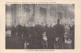 75006-PARIS-BANQUET OFFERT AU PRESIDENT WILSON AU LUXEMBOURG LE 20/01/1919- LE PRESIDENT WILSON PRONONCANT SON DISCOURS - Paris (06)