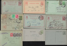 Bulgarie, 8 Entiers Postaux Dont Une Carte-lettre Avec Bords + 1 Lettre - Otros & Sin Clasificación