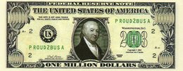USA-FANTASY DOLLARS-ONE MILLION DOLLARS-UNC - Autres & Non Classés
