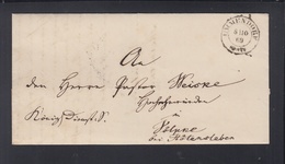 Faltbrief Ummendorf 1869 - Briefe U. Dokumente