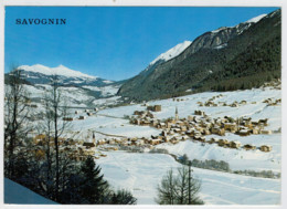 SAVOGNIN   BLICK  GEGEN SCALOTTAS UND STATZERHORN      2  SCAN     (VIAGGIATA) - Savognin