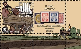 Finland 2020 Europa CEPT Old Post Routes In Europe Zemstvo Peterspost Stamp With Label Mint - Unused Stamps