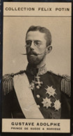 Gustave V ( Gustaf V) Prince De Suède , Oscar Gustave Adolphe Bernadotte  - Première Collection Photo Felix POTIN 1900 - Félix Potin