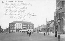 La Louvière - Place Maugrétout (animée, Feldpost 1918) - La Louviere