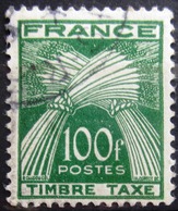 FRANCE                               TAXE 89                          OBLITERE - 1859-1959 Oblitérés