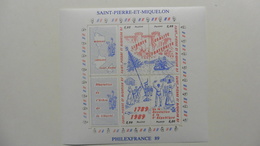 Amérique > St.Pierre Et Miquelon > Bloc-feuillet  Neuf  Timbres 504 à 507 - Hojas Y Bloques