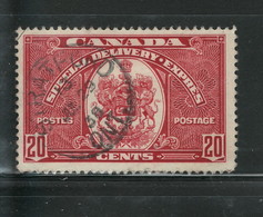 CANADA 1935 "SPECIAL DELIVERY EXPRESS" #E8 USED, HINGE REMANANT; NO THINS - Correo Urgente