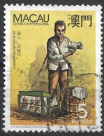 Macau Macao – 1989 Typical Jobs 5 Patacas Used Stamp - Usados