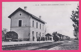 86-350  -  VIENNE - MONTS SUR GUESNES  La Gare - Monts Sur Guesnes