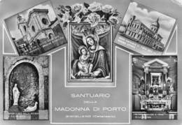 09888 "(CZ) GIMIGLIANO - SANTUARIO DELLA MADONNA I PORTO"   ICONA, SANTUARIO, VARIE VEDUTE, VERA FOTO. CART  SPED - Catanzaro