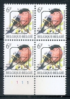 BELGIE * Buzin  PRE * Nr 828 P6a * Plaatnr 2 * Postfris Xx * WITTE GOM - Otros & Sin Clasificación