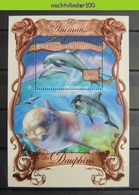 Nft025b 2 Photo's FAUNA ZEEZOOGDIER DOLFIJN DOLPHIN MAMMAL DELPHINE DAUPHIN MARINE LIFE GUINÉE 2013 PF/MNH # - Dolphins