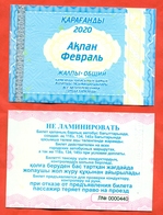 Kazakhstan 2020. City Karaganda. Monthly Bus Ticket For February. Plastic. - Welt