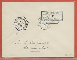 SAINT PIERRE ET MIQUELON LETTRE PP DE 1926 DE L'ILE AUX CHIENS - Covers & Documents