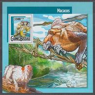 Monkey Monkeys Animals Guinea Bissau MNH S/S Stamp 2015 - Monkeys