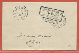 SAINT PIERRE ET MIQUELON LETTRE PP DE 1926 - Lettres & Documents