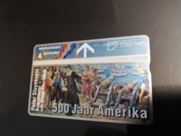 NETHERLANDS 1 CARD L&G R8  4 Units 500 JAAR AMERIKA   MINT  **180** - Privées