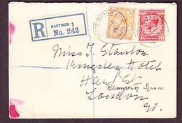 TIMBRE LETTRE ROYAUME UNI ANGLETERRE LONDRES LONDON HASTINGS - Andere & Zonder Classificatie