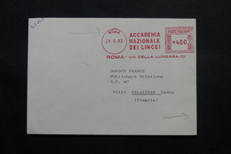 ITALIE - Affranchissement Mécanique De Rome Sur Enveloppe De L 'Académie Des Sciences En 1983 Pour La France  - L 55154 - 1981-90: Storia Postale