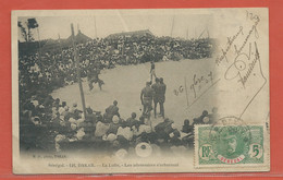 SENEGAL CARTE POSTALE AFFRANCHIE DE 1907 DE DAKAR POUR MONTROUGE FRANCE - Briefe U. Dokumente