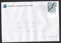 Netherlands: Cover, 2020, 1 Stamp + Tab, Sea Eagle Bird, Animal (minor Crease) - Covers & Documents