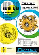 08987 "POMPA IRRORATRICE COMET IDS 80 - COMET  - REGGIO EMILIA" VOLANTINO ORIGINALE - Tractors