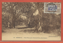 SENEGAL CARTE POSTALE AFFRANCHIE DE 1922 DE DAKAR - Briefe U. Dokumente