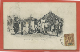 SENEGAL CARTE POSTALE AFFRANCHIE DE 1905 DE DAKAR POUR PARIS FRANCE - Storia Postale