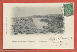 SOUDAN CARTE POSTALE AFFRANCHIE DE 1905 DE KAYES POUR PARIS FRANCE - Brieven En Documenten