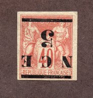 Nouvelle Calédonie N°6a N* TB  Cote 30 Euros !!! - Unused Stamps