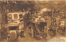 75009-PARIS-CARREFOUR DES BLD MONTMARTRE ET DES ITALIENS , LA STATION DES OMNIBUS - Arrondissement: 09